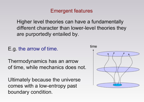 Sean Carroll emergent features